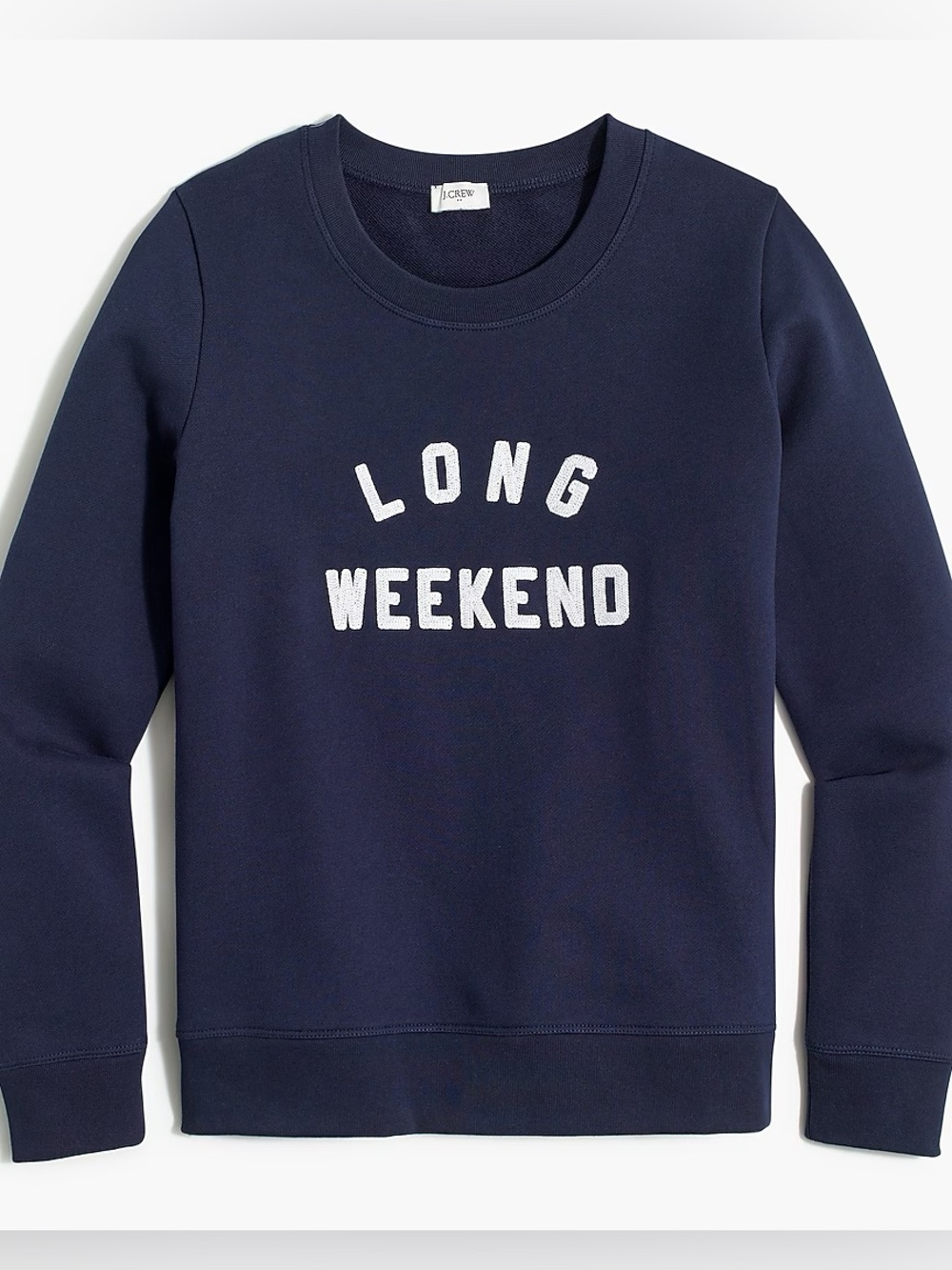 J.Crew Factory NWT Long Weekend Sweatshirt Size Medium